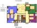 Upstairs plan of Charter House