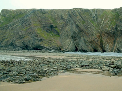 Hartland quay beach Beach at Hartland Quay