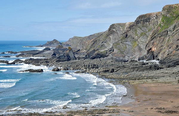 Enjoy a day at Hartland quay beach