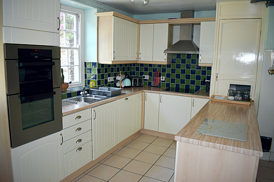 Kitchen area self catering home Hartland Devon