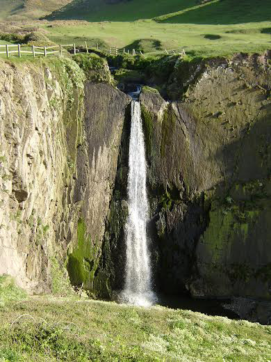Spekes Mill near Hartland The waterfall at spekes Mill mouth