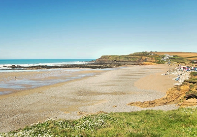 Widemouth Bay beach Beach at Widemouth Nr Bude